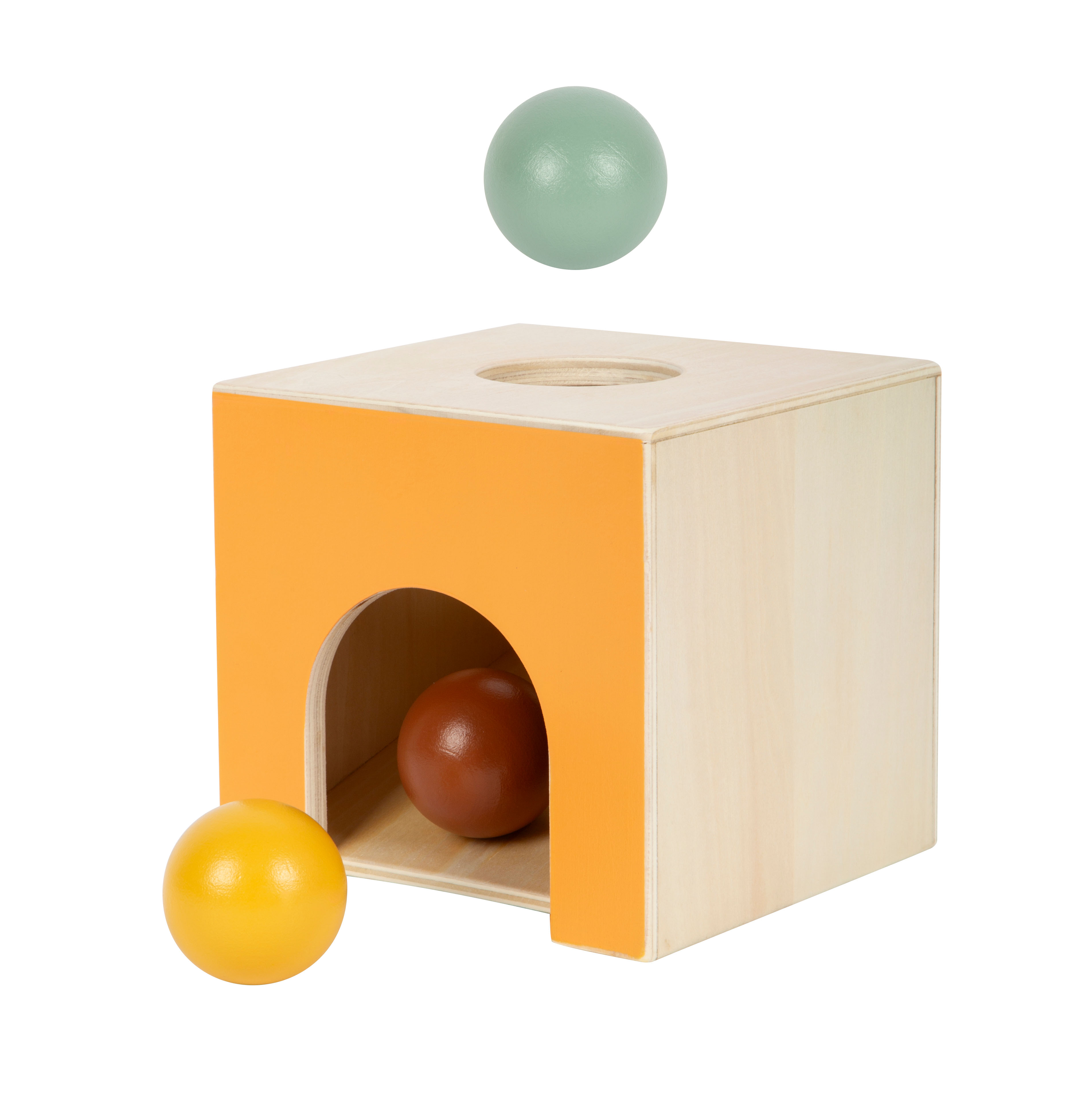 Montessori škatla z žogico